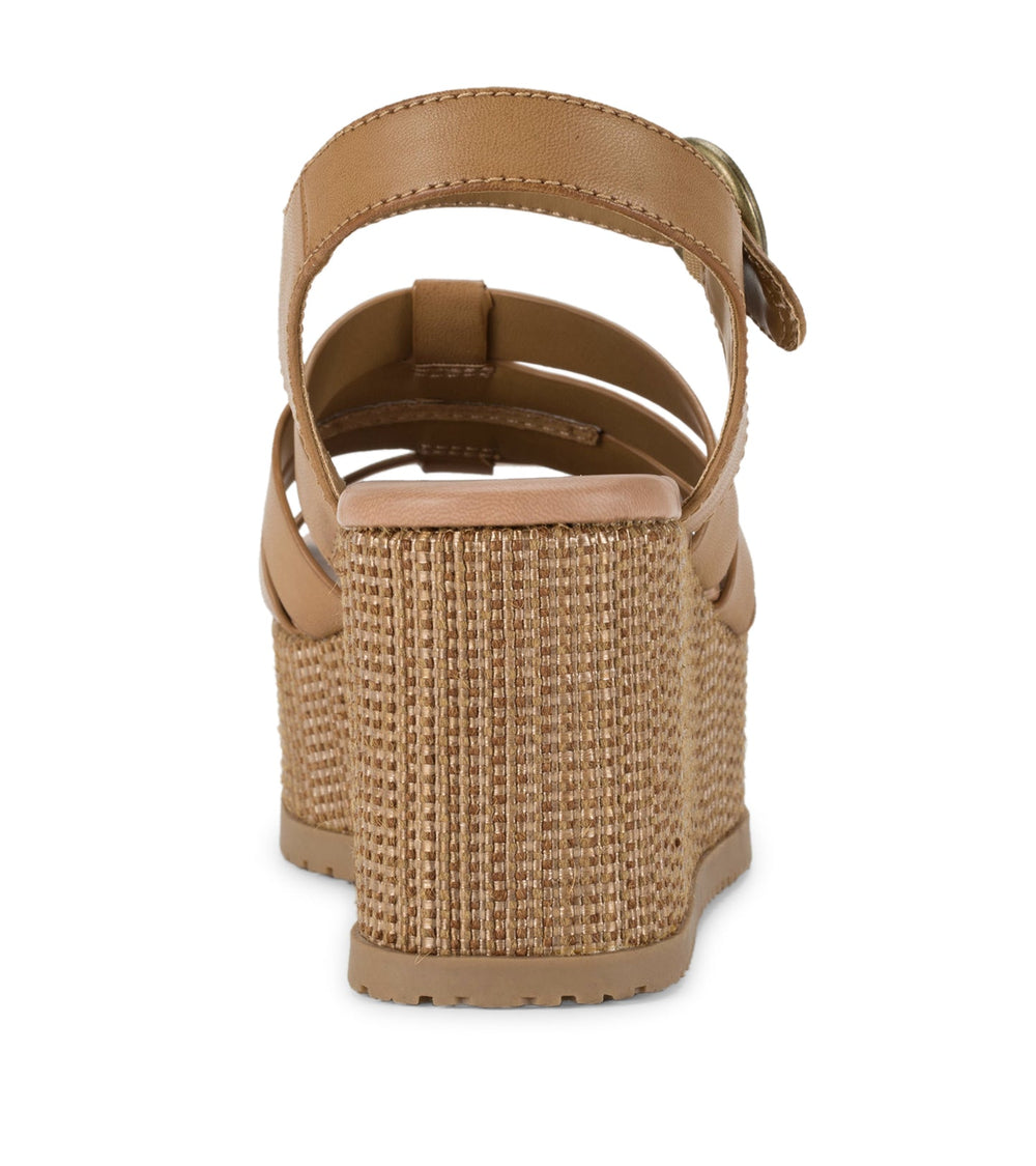 Baretraps Savannah Wedge Sandal Caramel