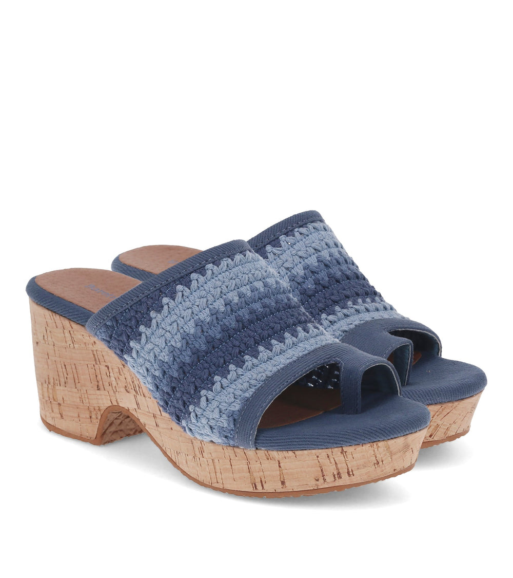 Baretraps Bethie Wedge Sandal Ocean Multi