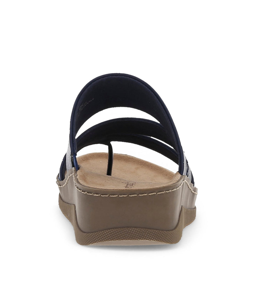 Baretraps Fresha Slide Sandal Dark Navy
