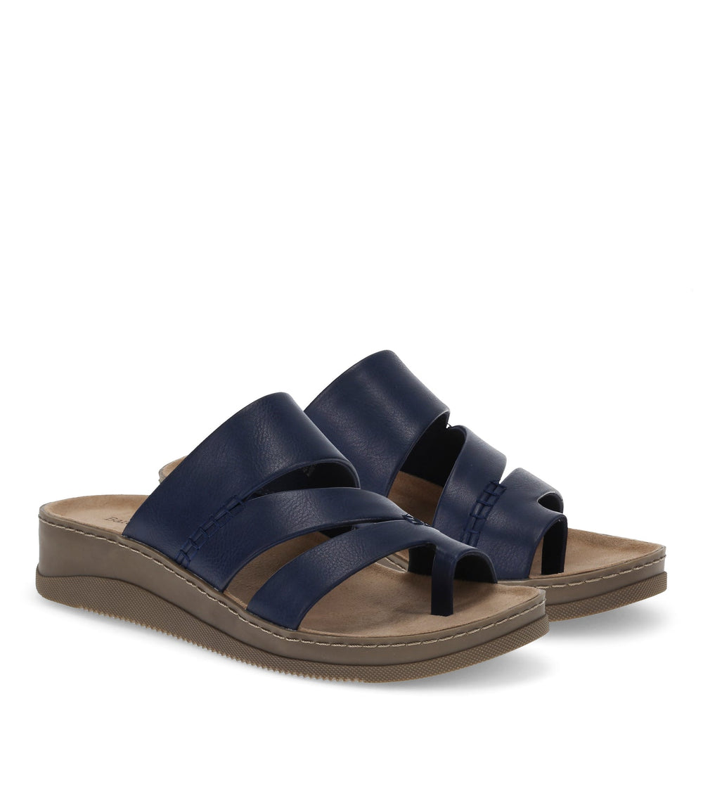 Baretraps Fresha Slide Sandal Dark Navy