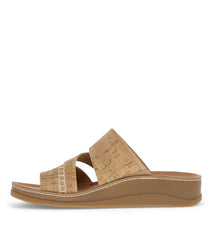 Baretraps Fresha Slide Sandal Natural Cork