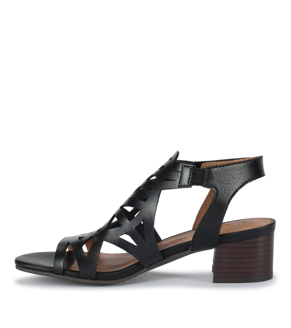 Baretraps Velvet Block Heel Sandal Black