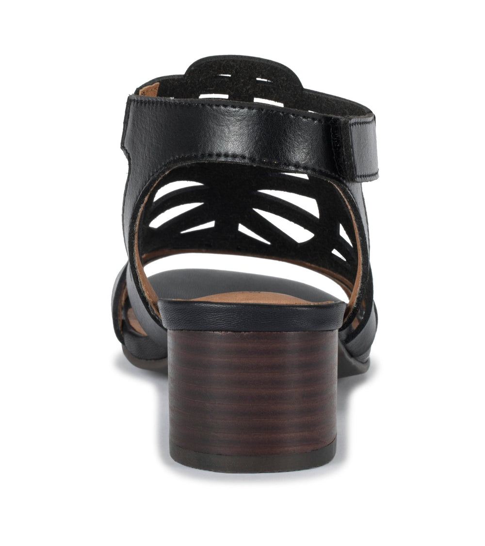 Baretraps Velvet Block Heel Sandal Black
