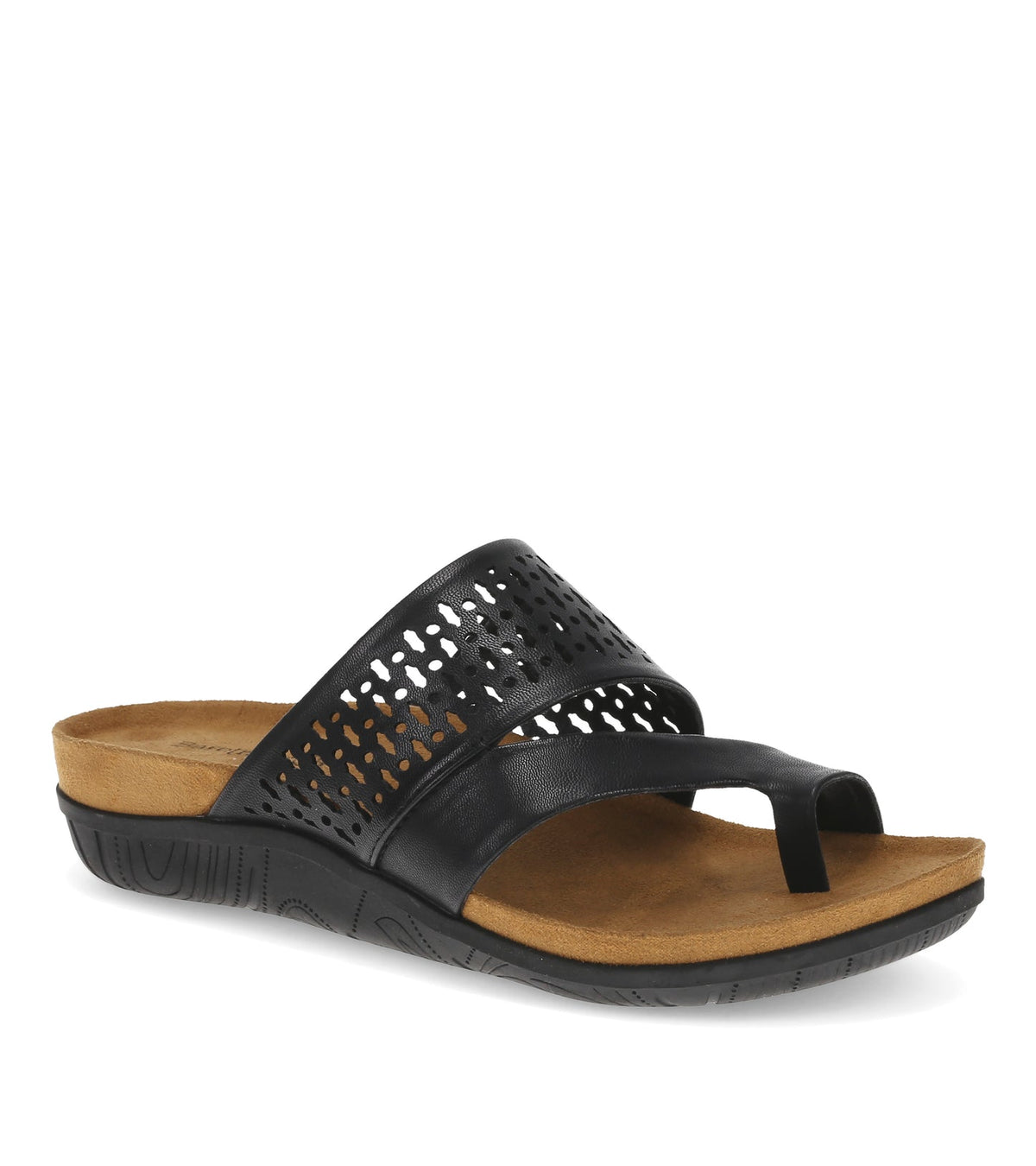 Baretraps Juny Slide Sandal Black/Tan
