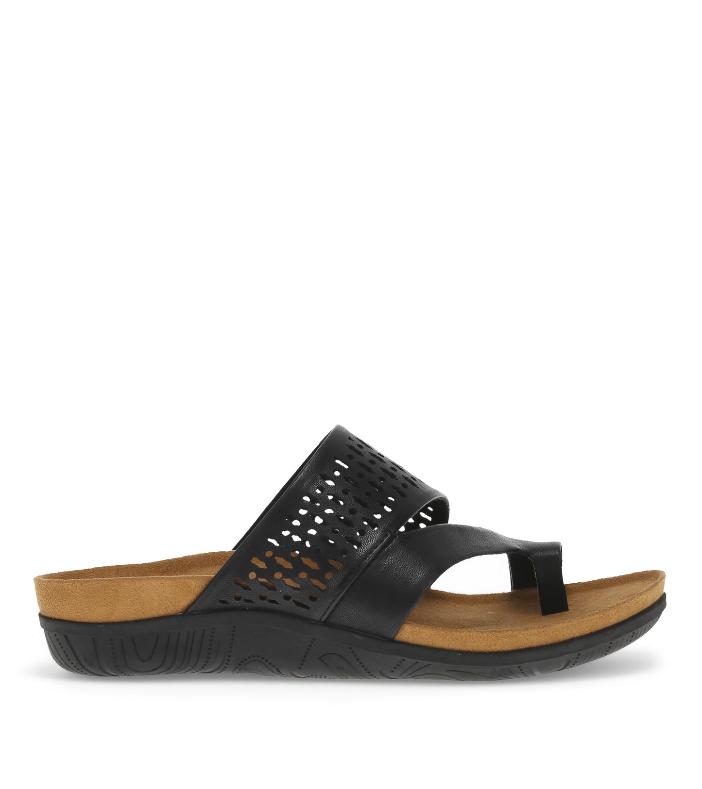 Baretraps Juny Slide Sandal Black/Tan