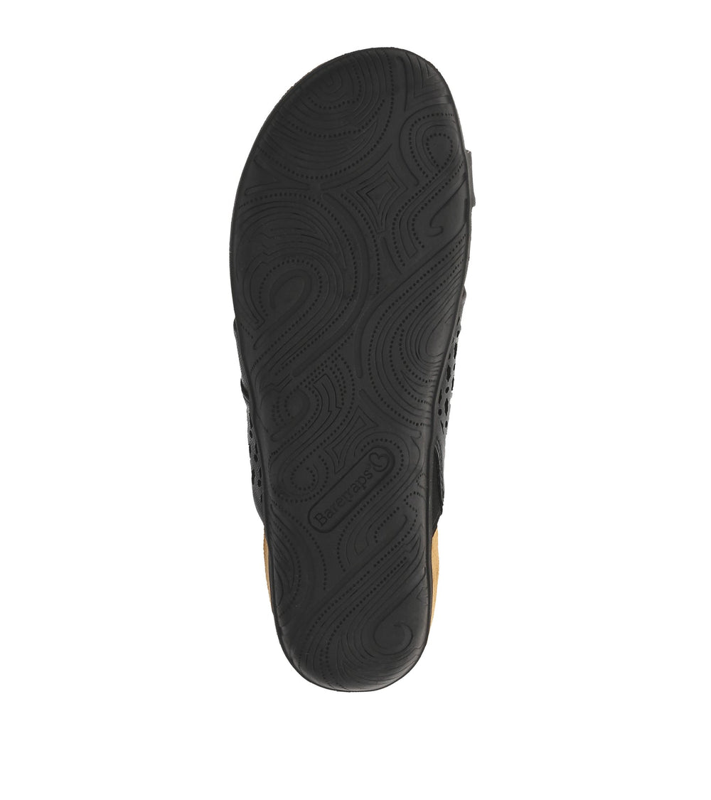 Baretraps Juny Slide Sandal Black/Tan
