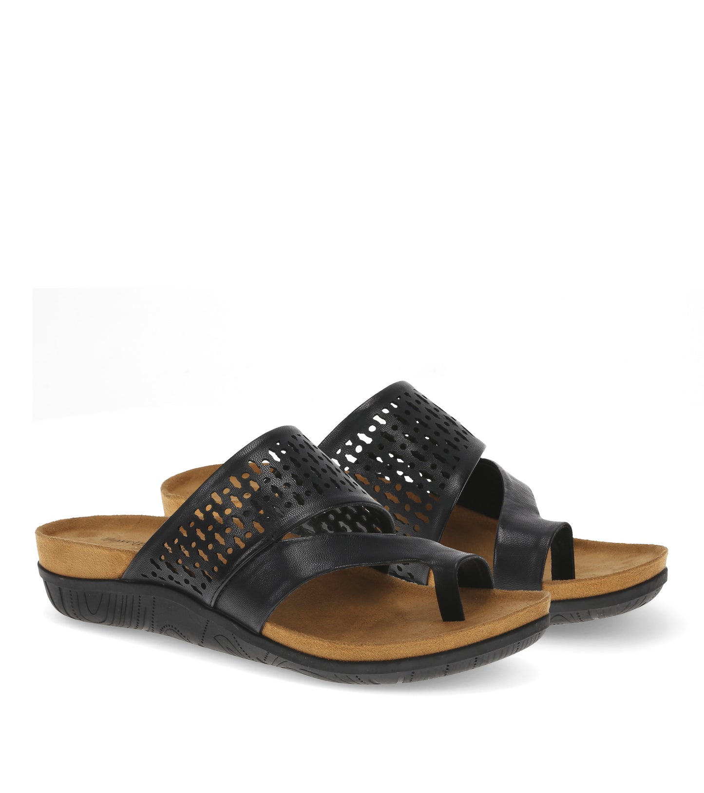 Baretraps Juny Slide Sandal Black/Tan