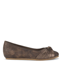 Baretraps Chainey Casual Flat Taupe Metallic