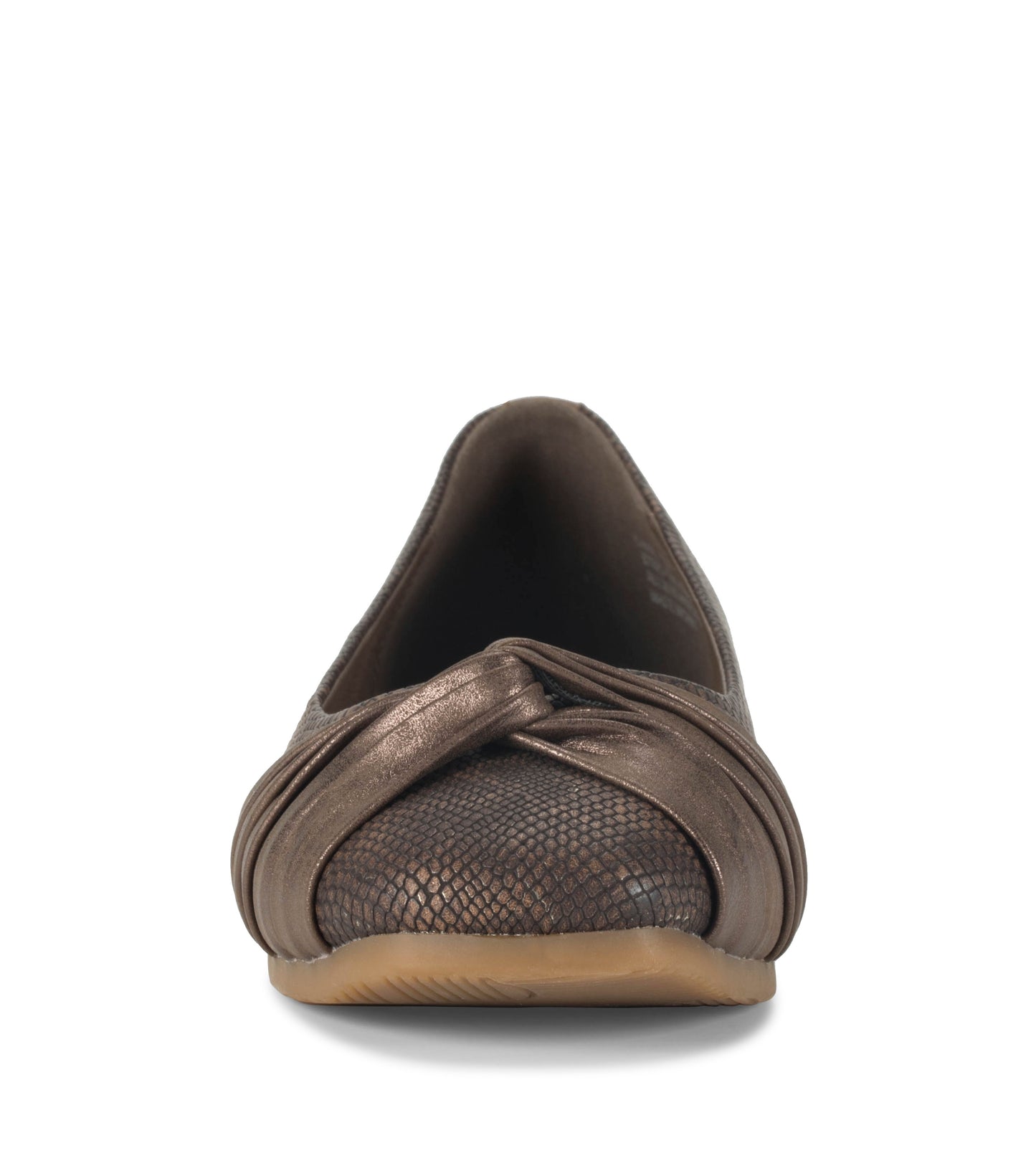 Baretraps Chainey Casual Flat Taupe Metallic