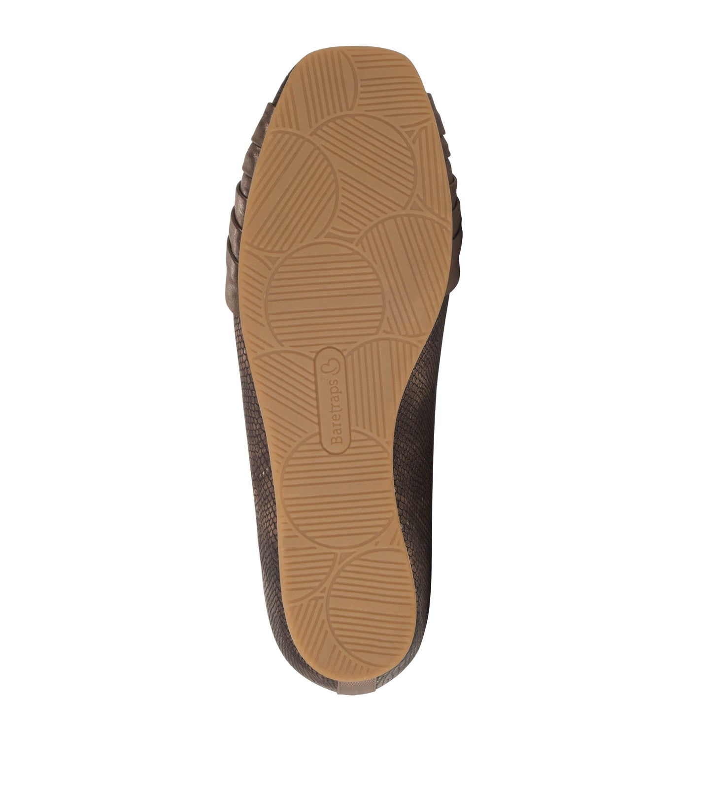 Baretraps Chainey Casual Flat Taupe Metallic