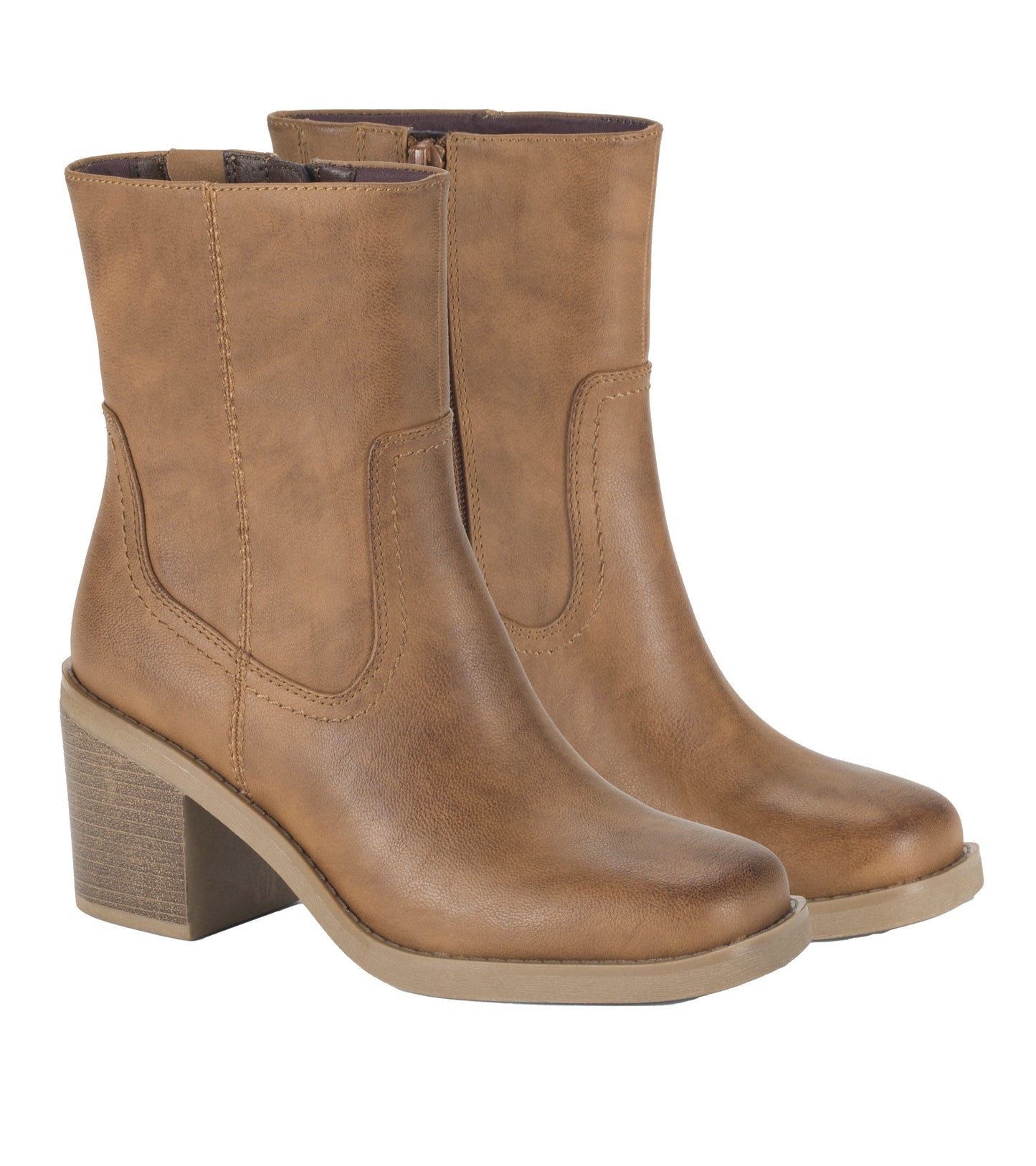 Baretraps Mckenna Mid Calf Boot Cognac