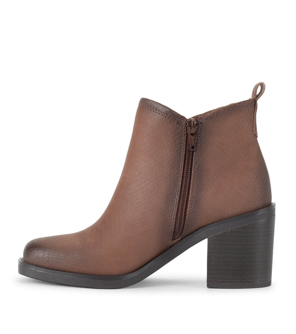 Baretraps Maria Block Heel Bootie Oak