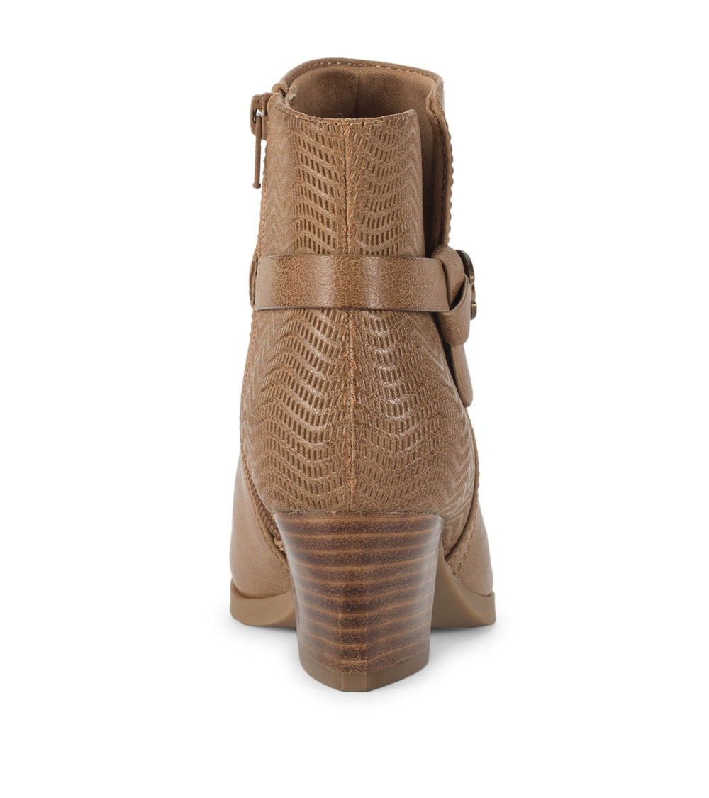 Baretraps Linda Block Heel Bootie Salted Caramel