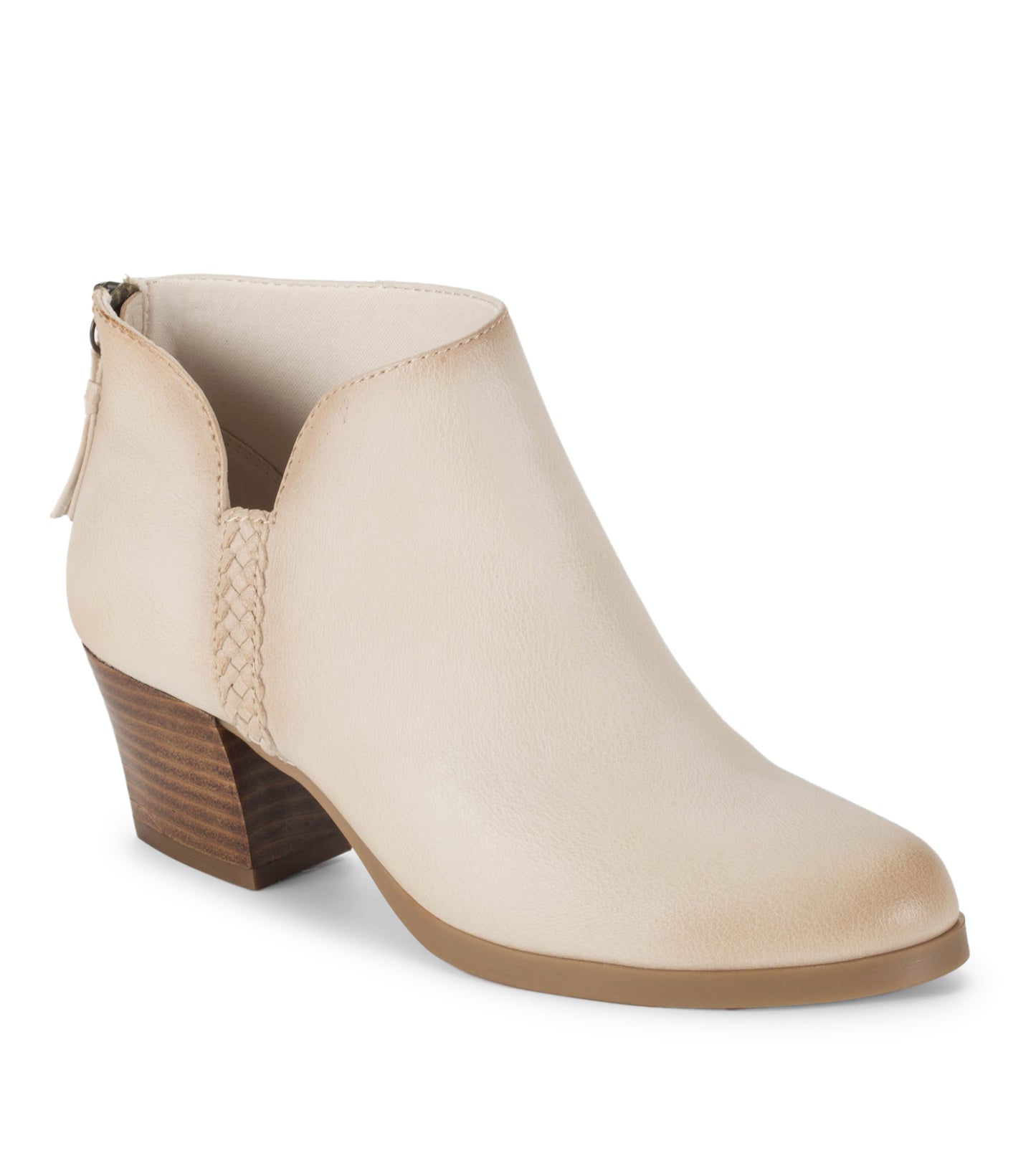 Baretraps Lauryn Block Heel Ankle Bootie Milkyway