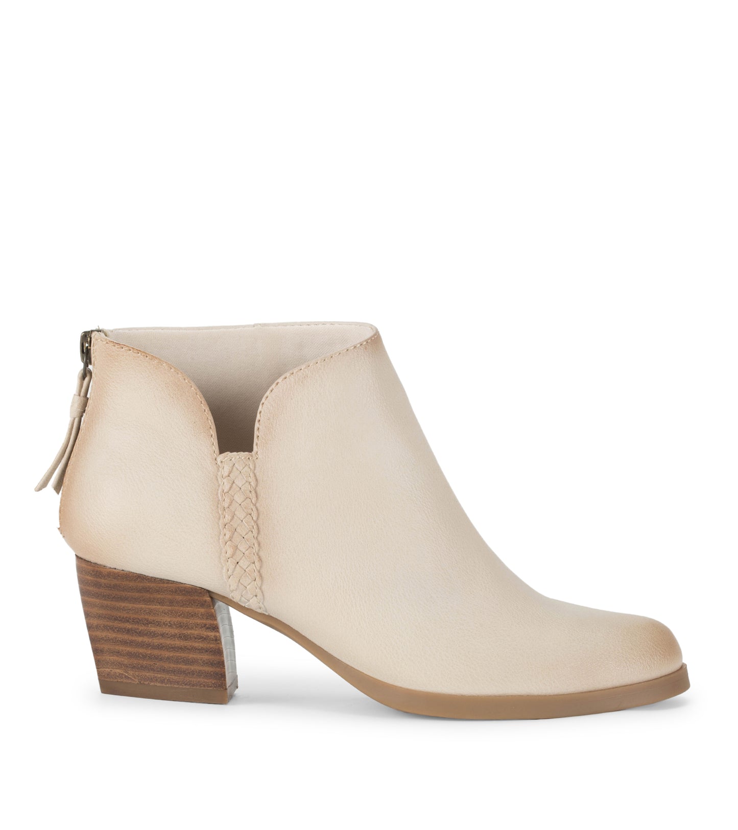 Baretraps Lauryn Block Heel Ankle Bootie Milkyway