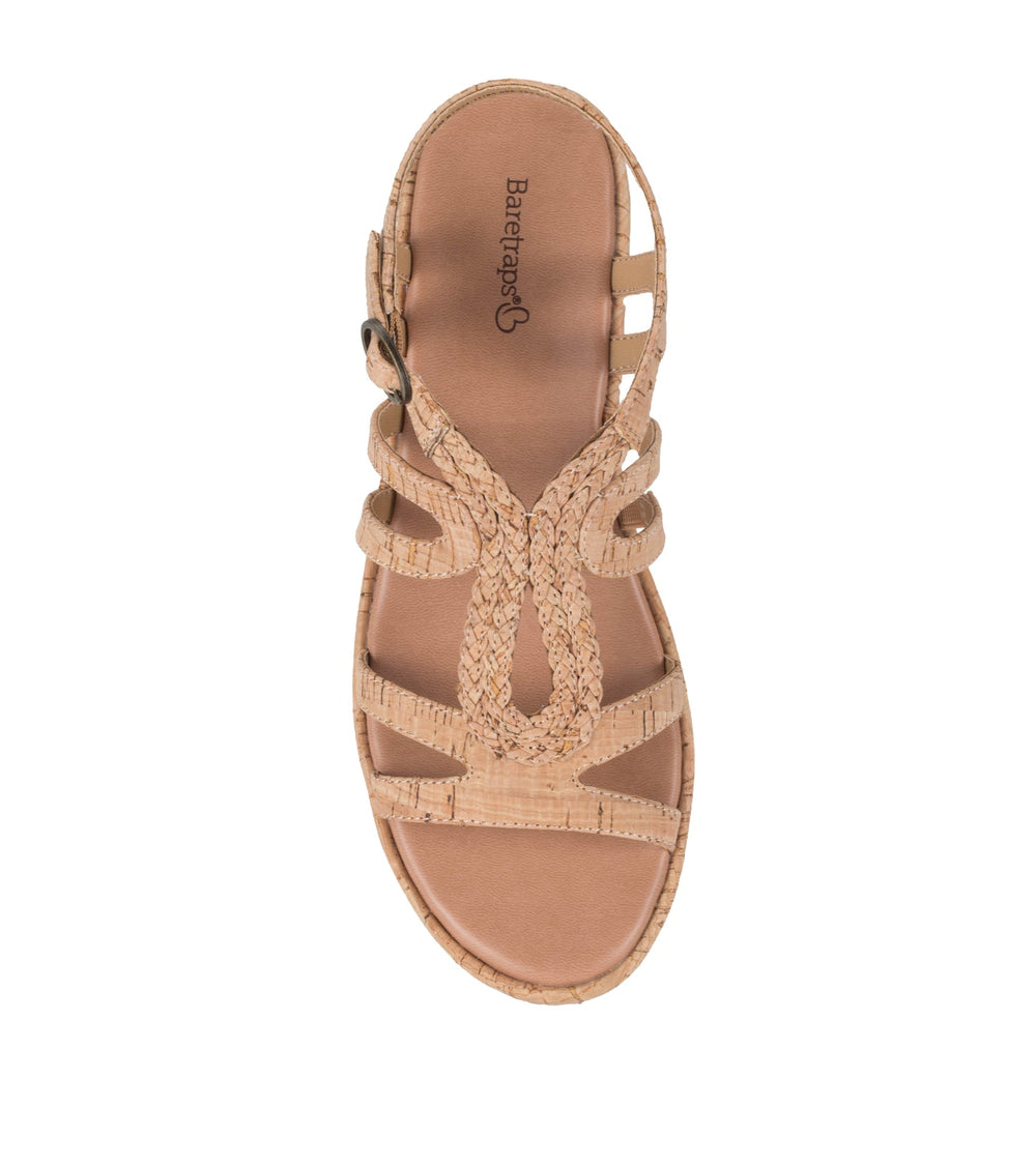 Baretraps Wilma Wedge Sandal Natural Cork