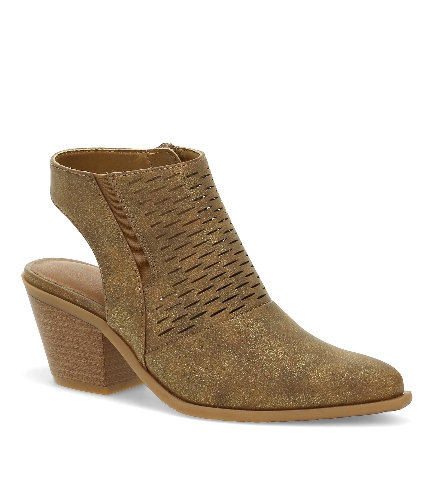 Baretraps Yangley Block Heel Bootie Gold