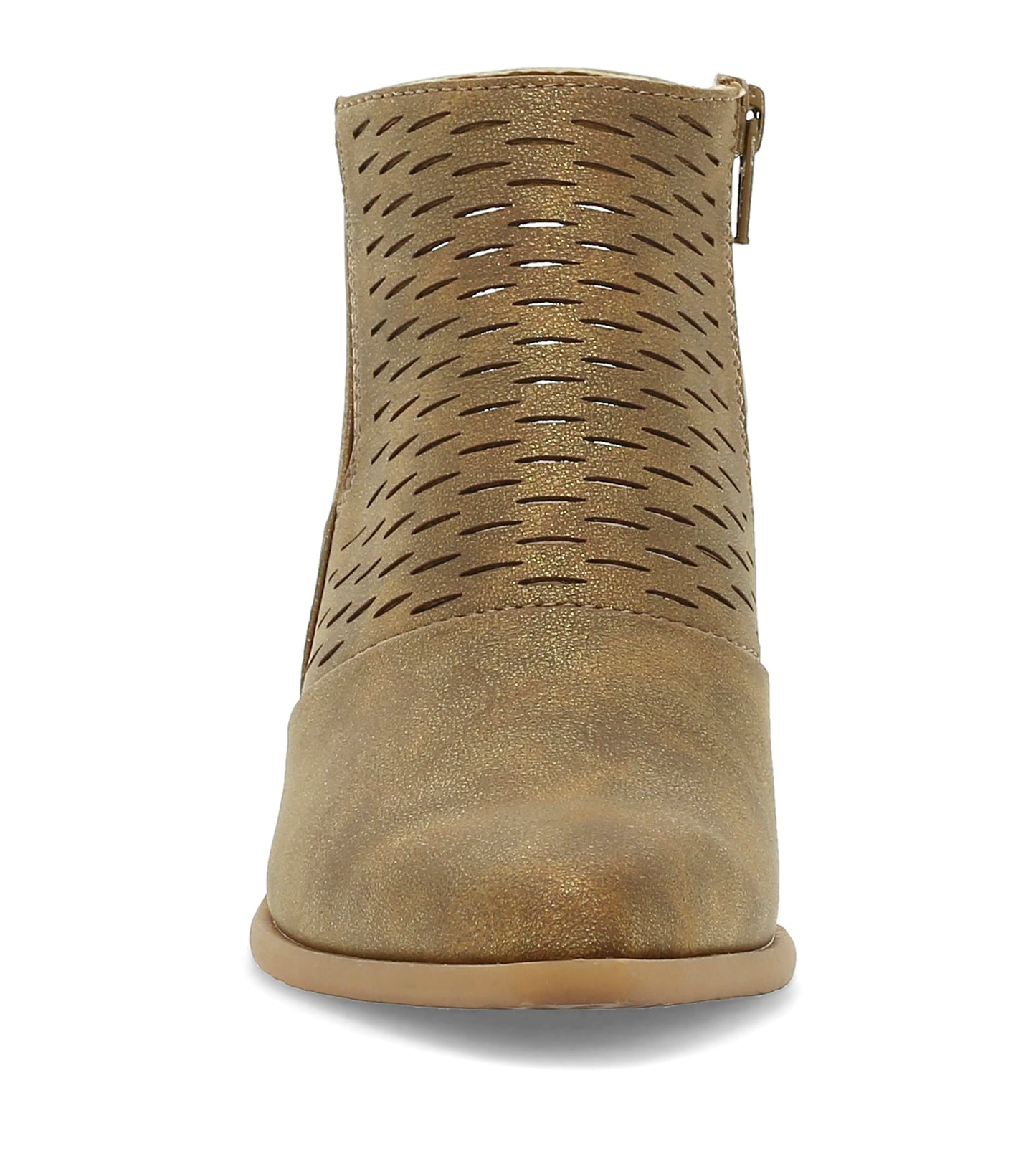 Baretraps Yangley Block Heel Bootie Gold