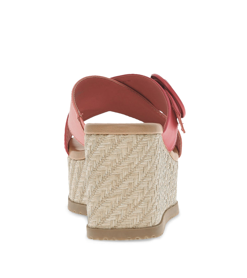 Baretraps Sydney Wedge Sandal Pink Punch