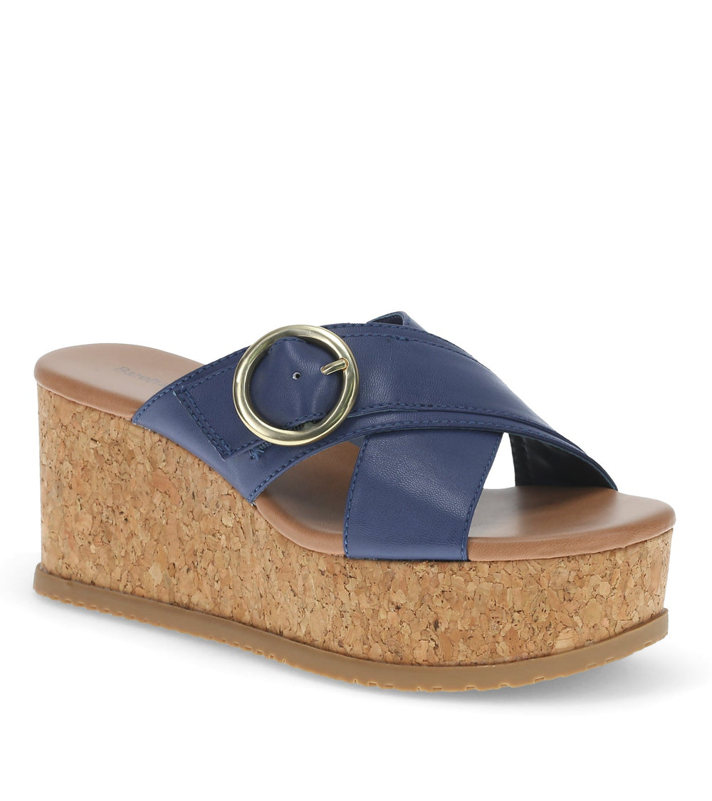 Baretraps Sydney Wedge Sandal Navy