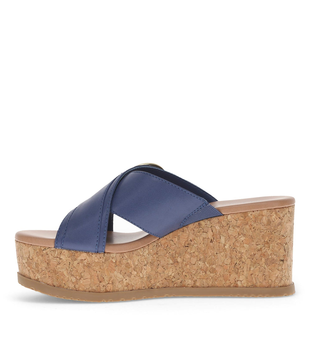 Baretraps Sydney Wedge Sandal Navy