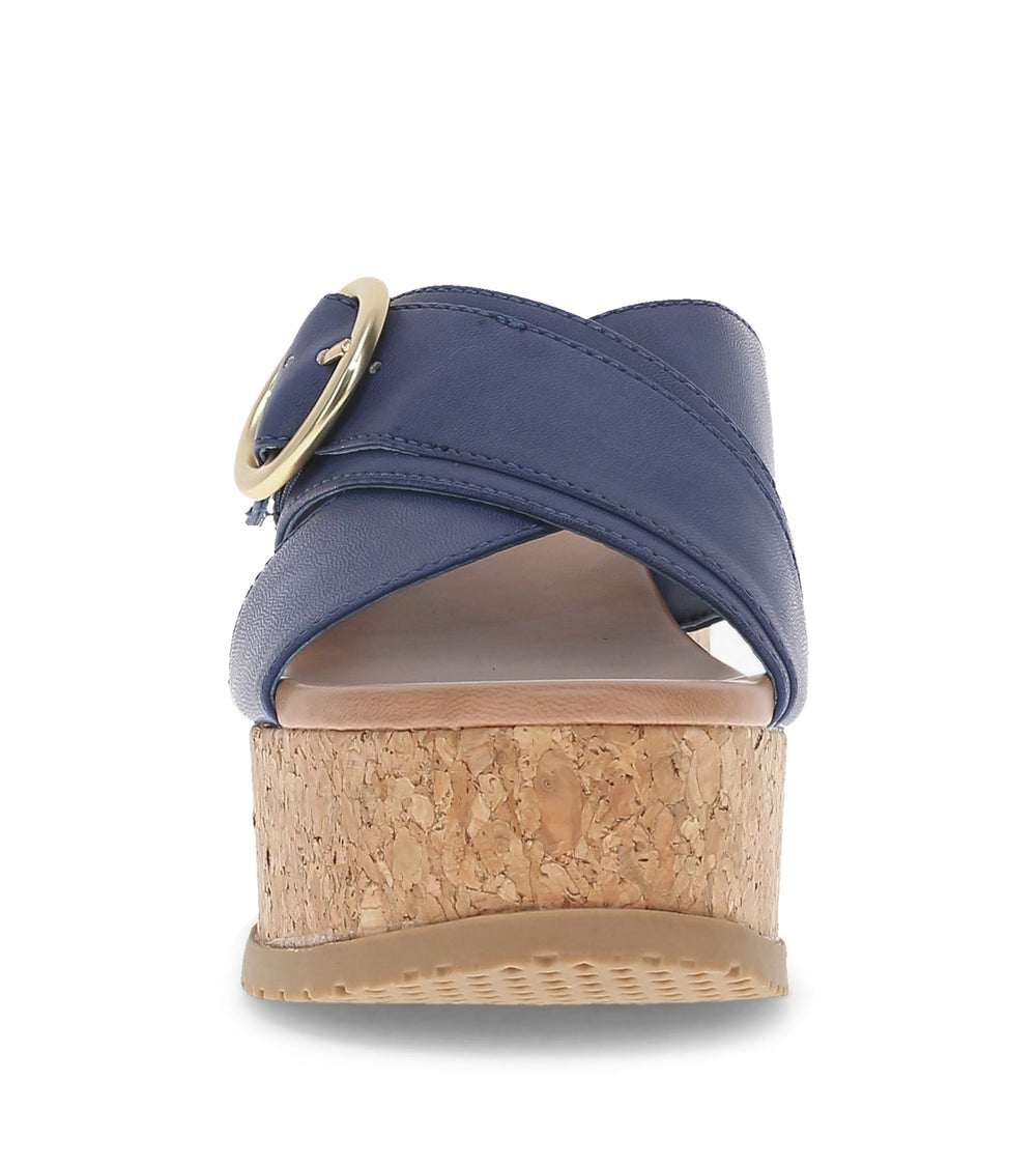 Baretraps Sydney Wedge Sandal Navy