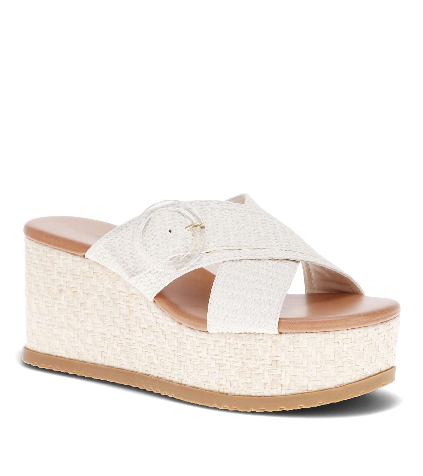 Baretraps Sydney Wedge Sandal Cream