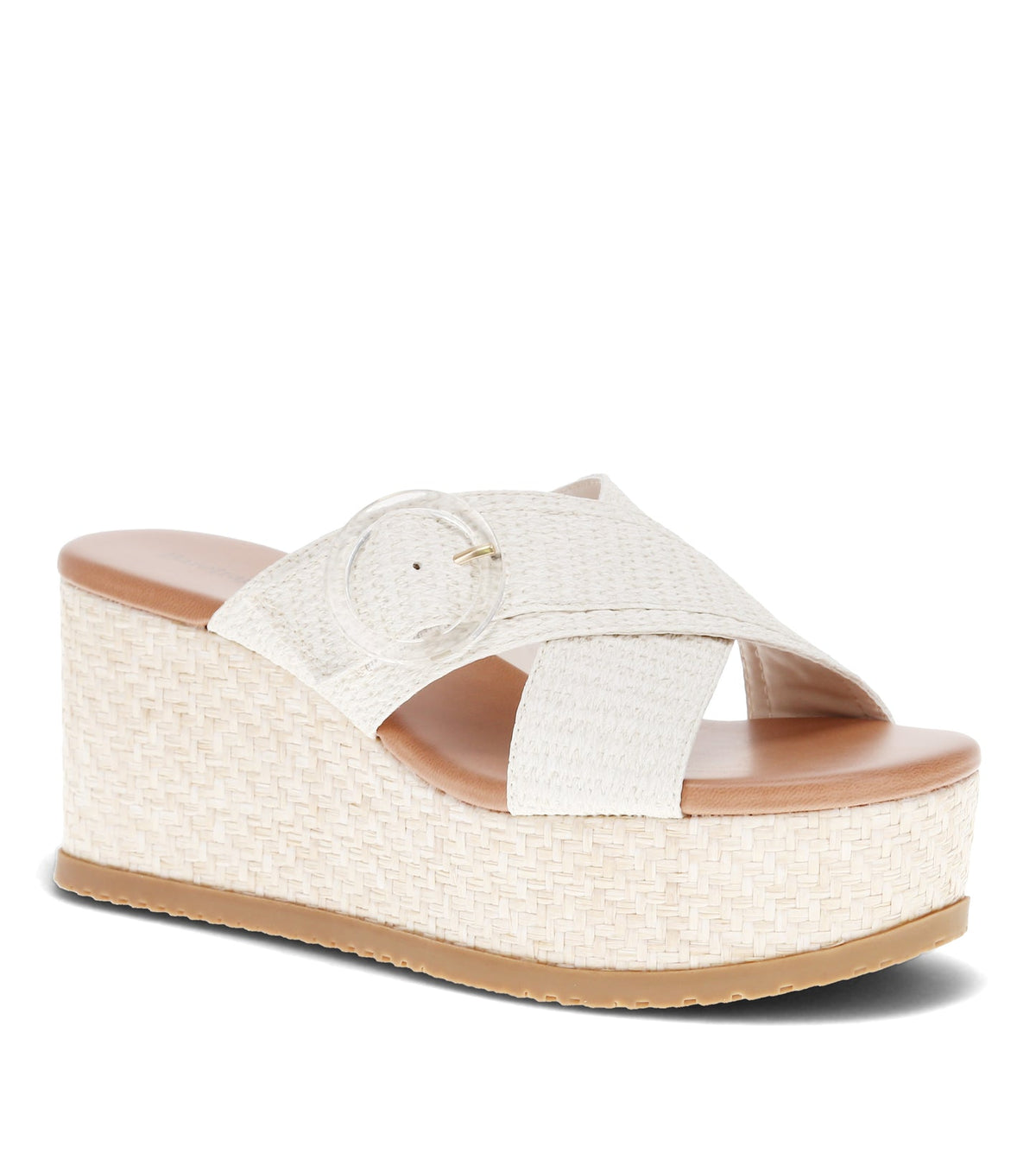 Baretraps Sydney Wedge Sandal Cream