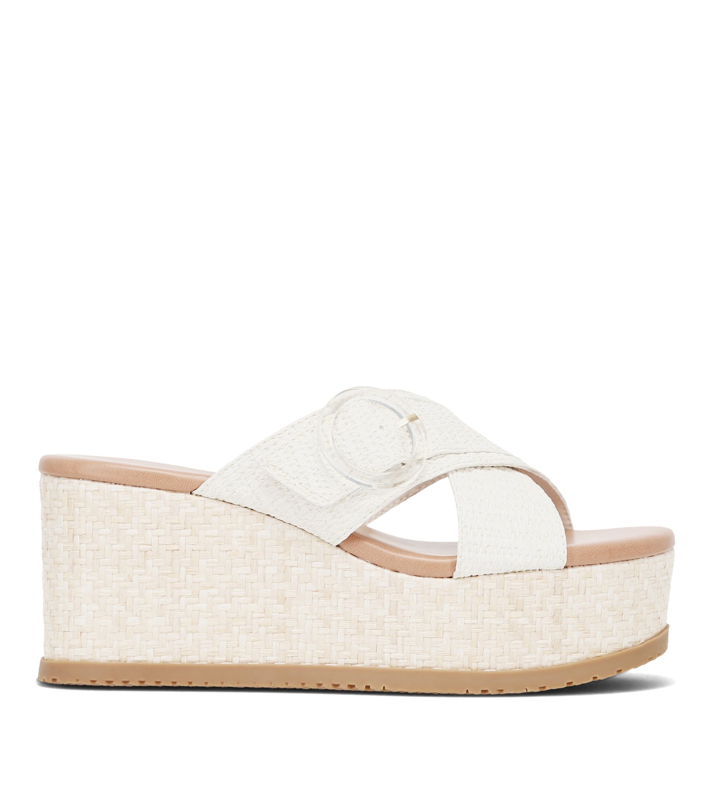 Baretraps Sydney Wedge Sandal Cream