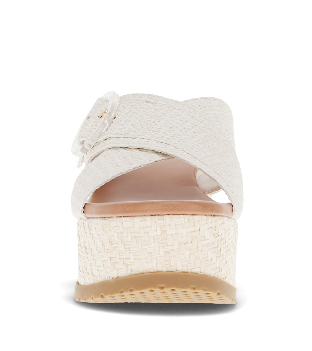 Baretraps Sydney Wedge Sandal Cream