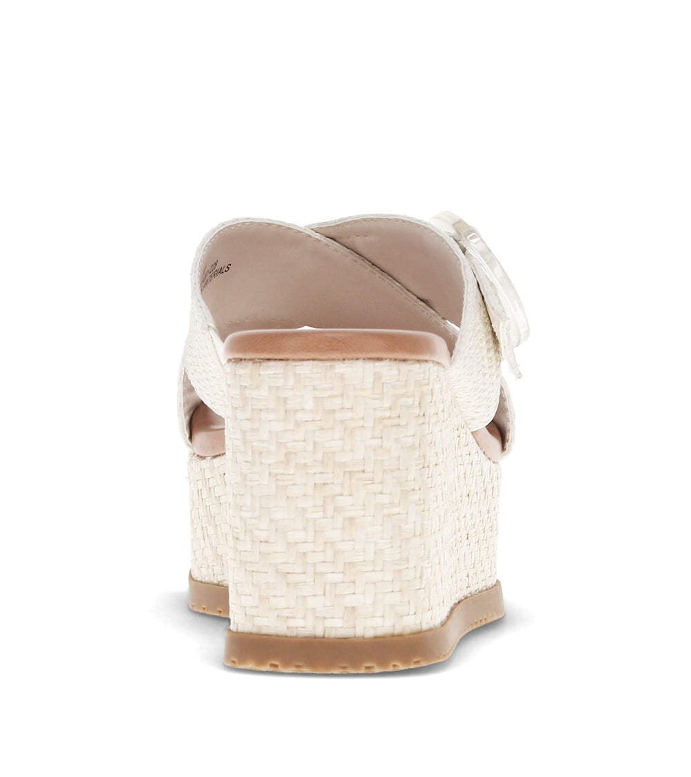 Baretraps Sydney Wedge Sandal Cream