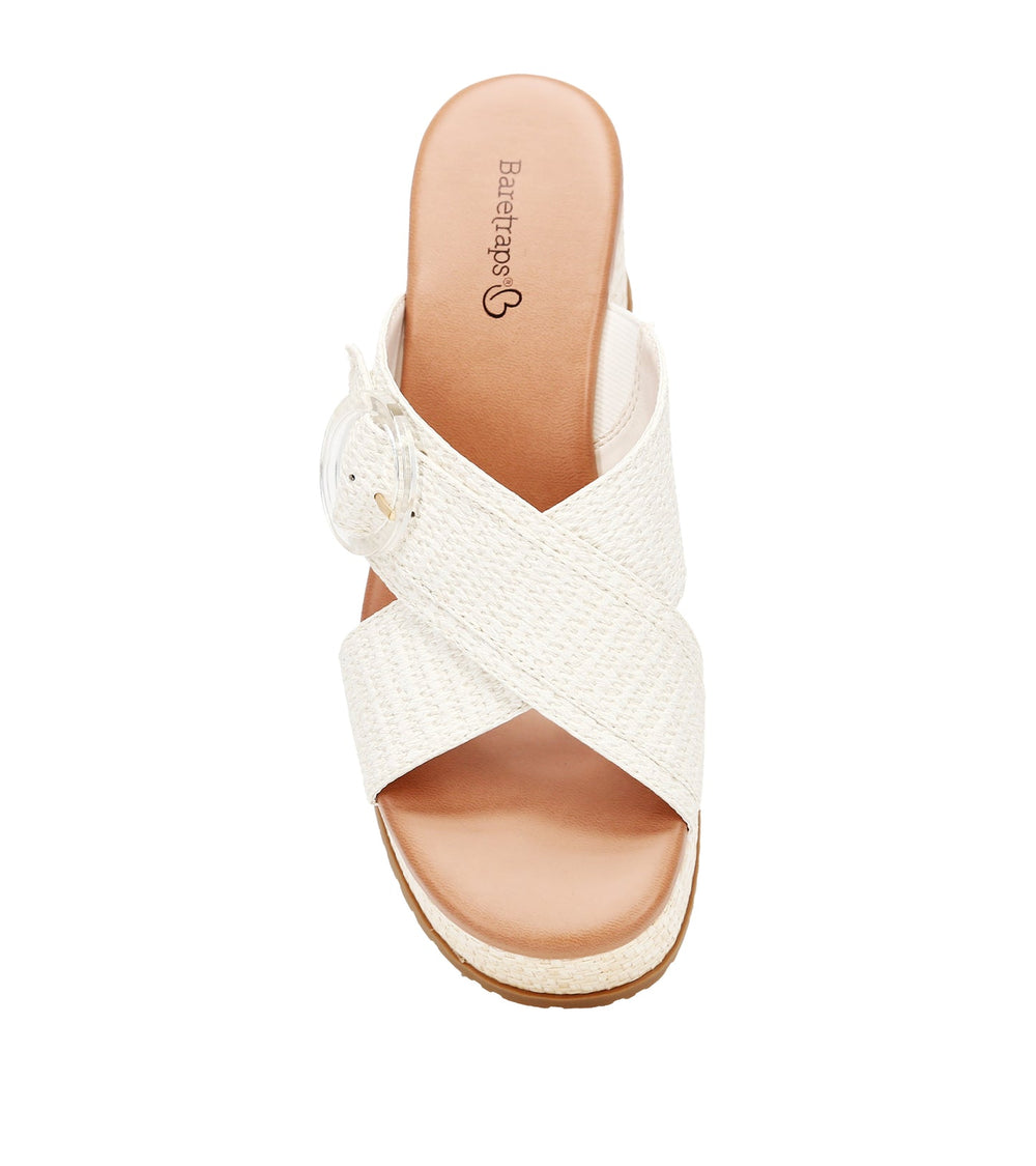 Baretraps Sydney Wedge Sandal Cream