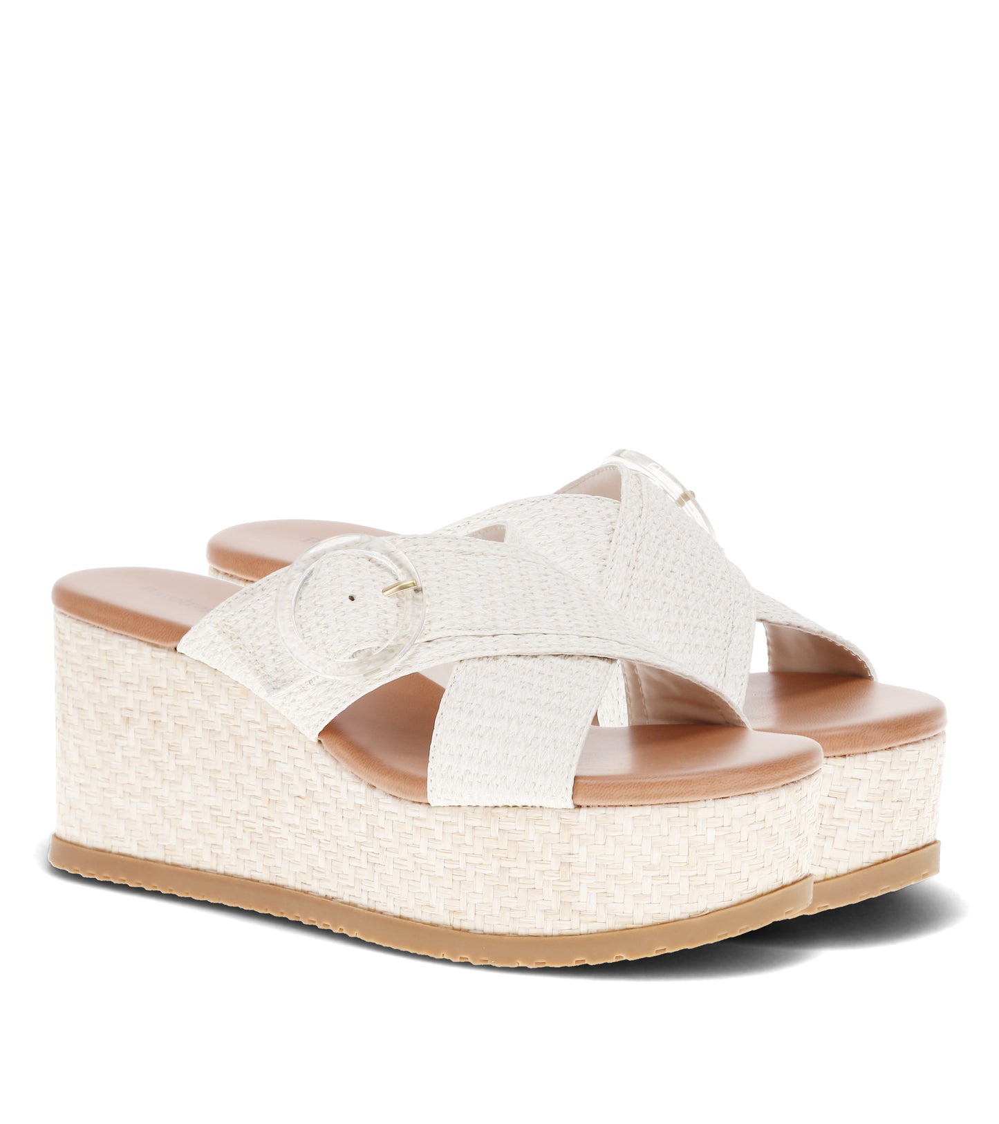 Baretraps Sydney Wedge Sandal Cream