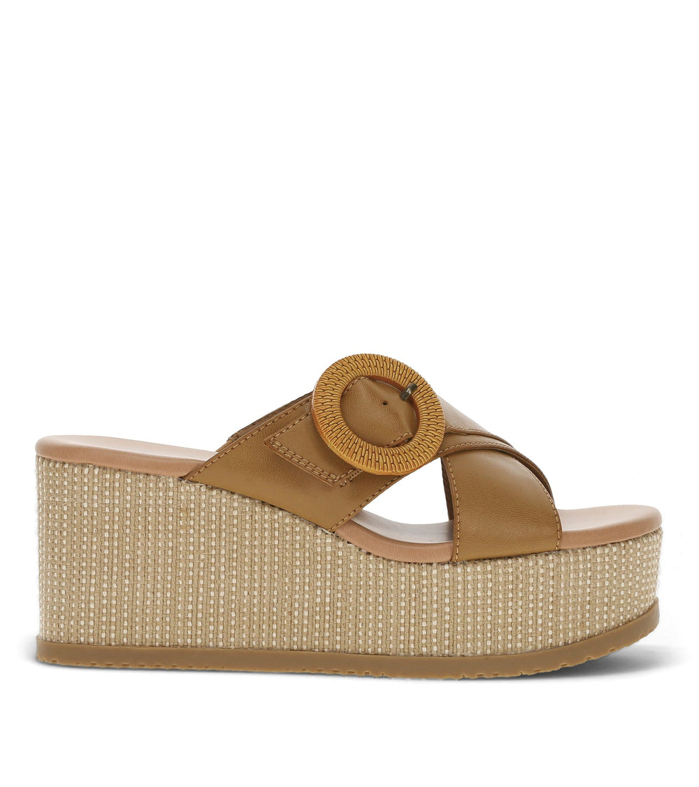Baretraps Sydney Wedge Sandal Caramel
