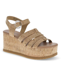 Baretraps Savannah Wedge Sandal Natural Cork