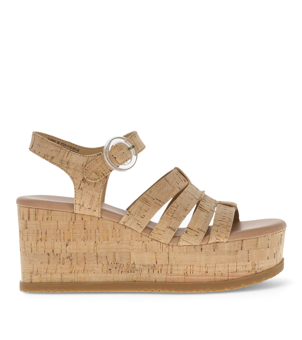 Baretraps Savannah Wedge Sandal Natural Cork