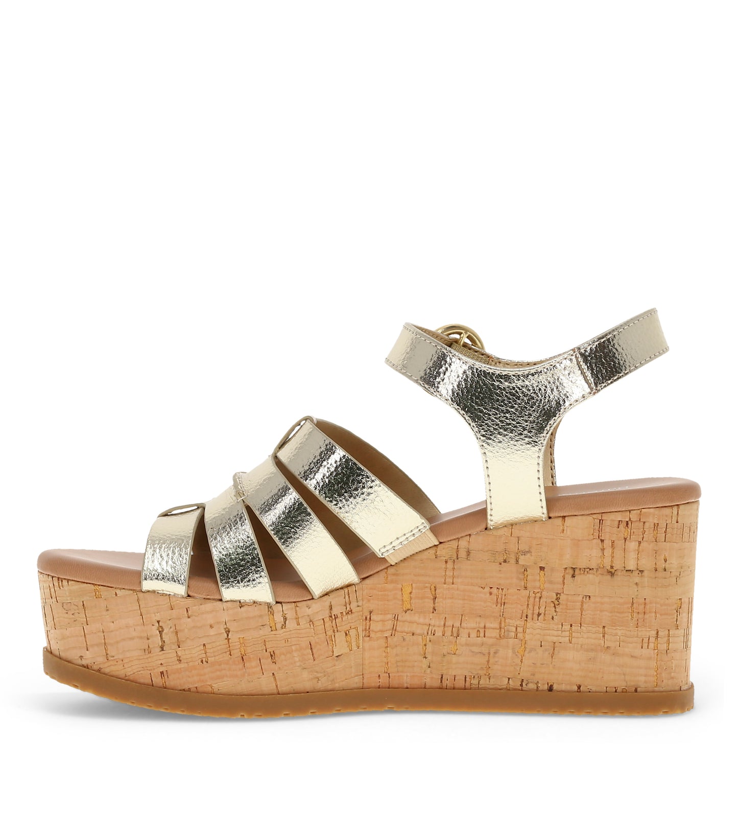 Baretraps Savannah Wedge Sandal Light Gold