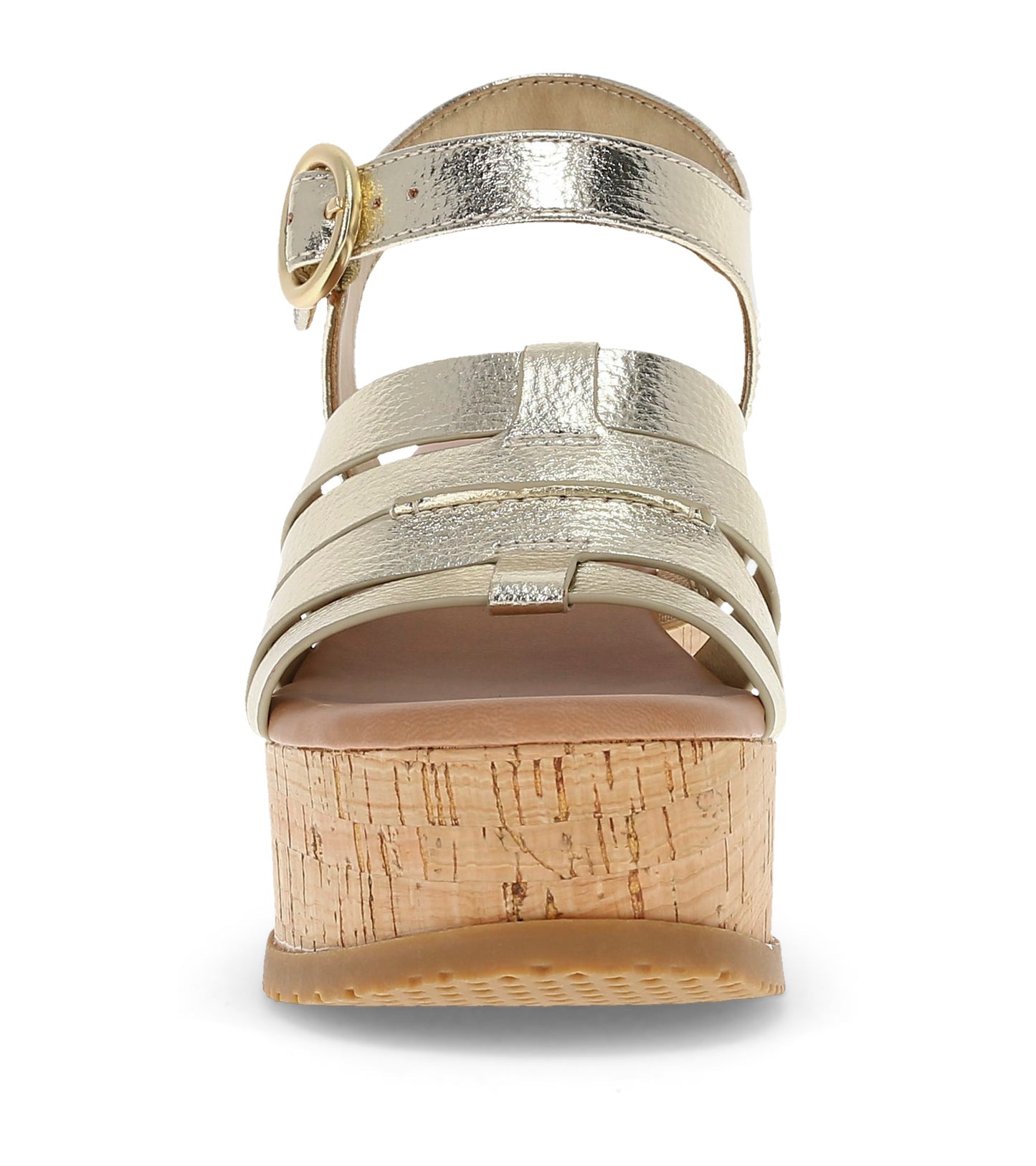 Baretraps Savannah Wedge Sandal Light Gold