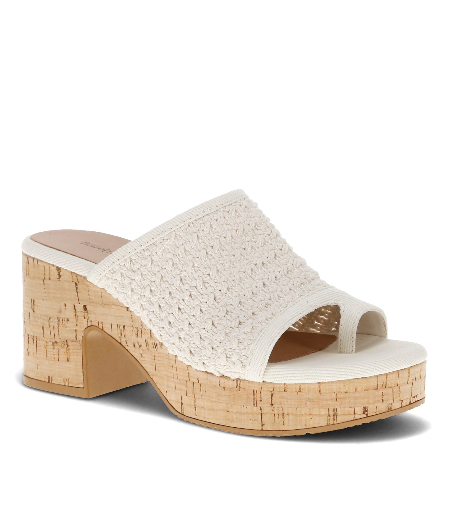 Baretraps Maia Block Heel Sandal Natural