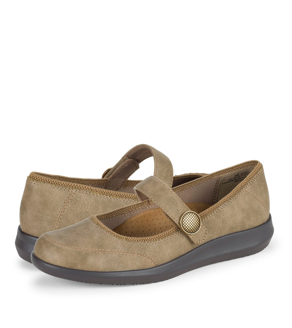 Baretraps Joesie Mary Jane Flat Light Mushroom