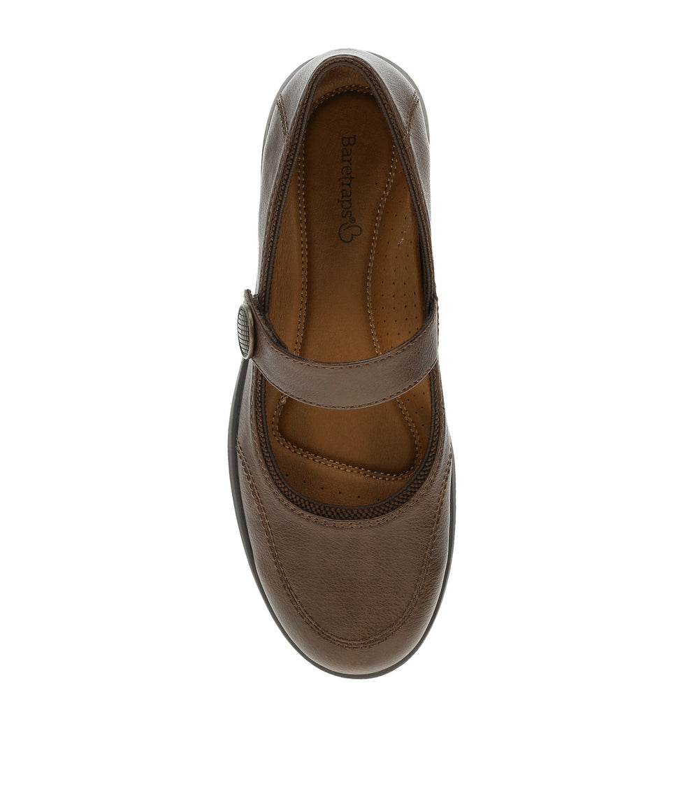 Baretraps Joesie Mary Jane Flat Dark Brown