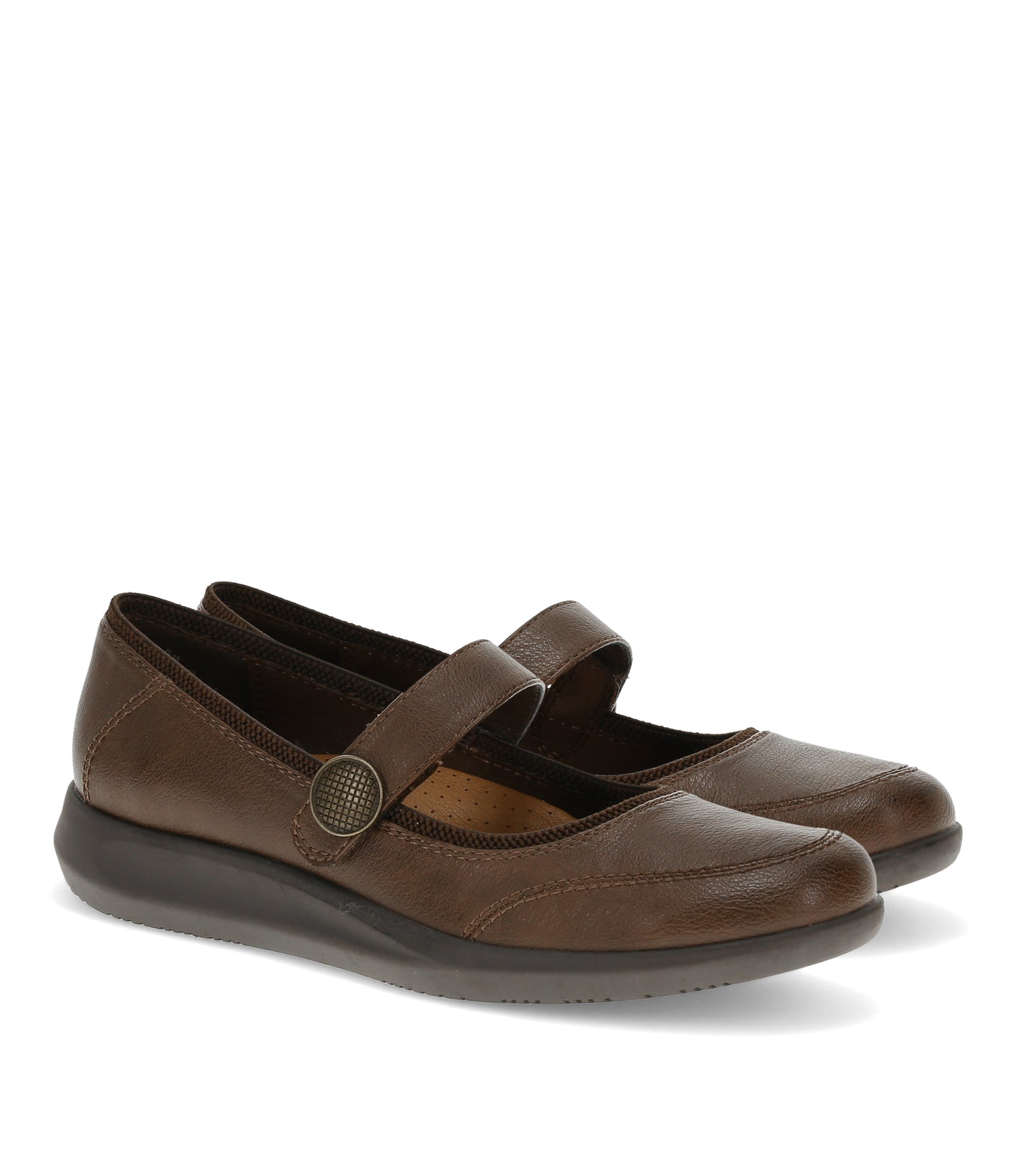 Baretraps Joesie Mary Jane Flat Dark Brown