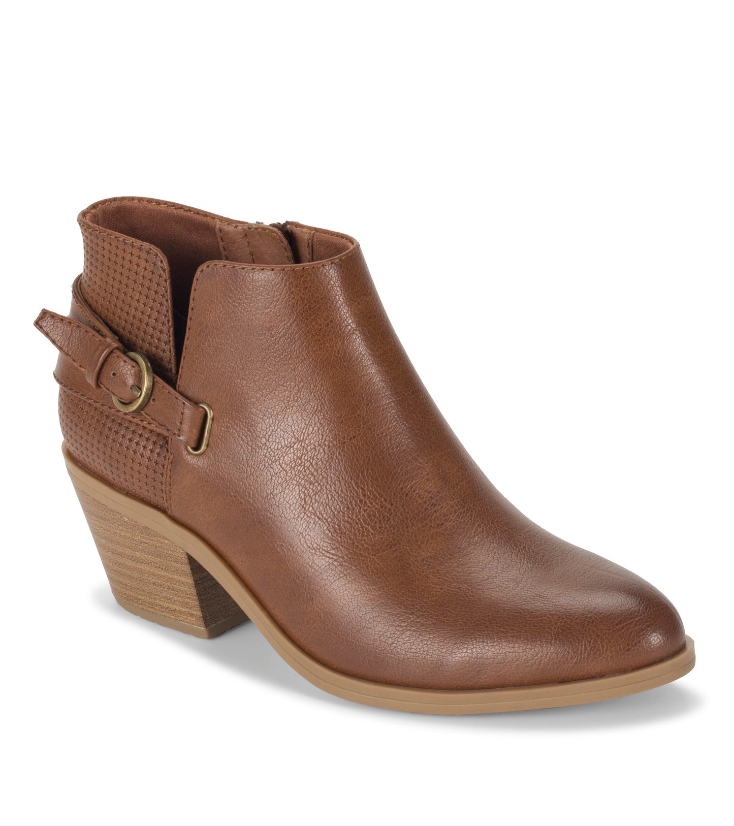 Baretraps Shannen Block Heel Bootie Walnut