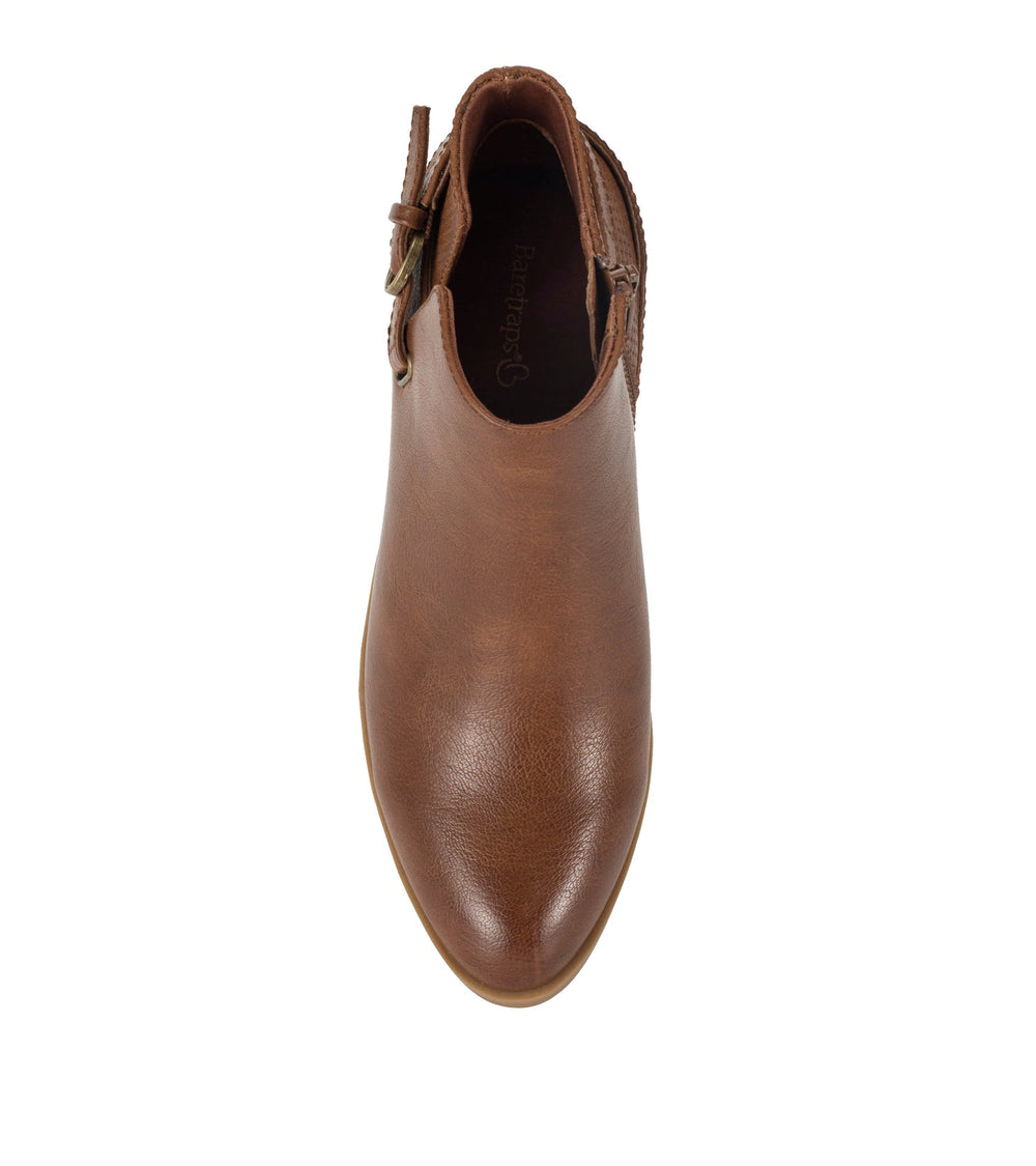 Baretraps Shannen Block Heel Bootie Walnut
