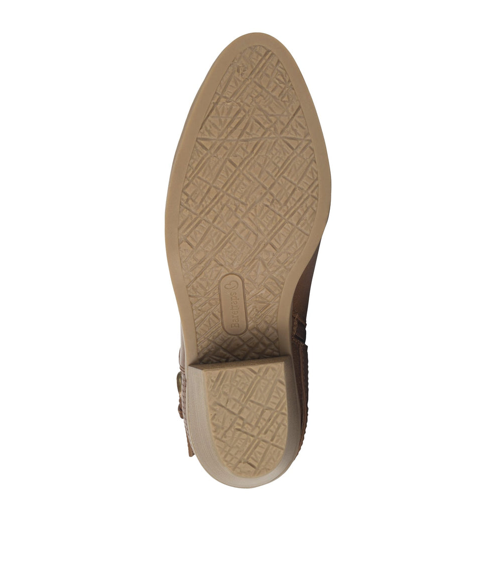 Baretraps Shannen Block Heel Bootie Walnut
