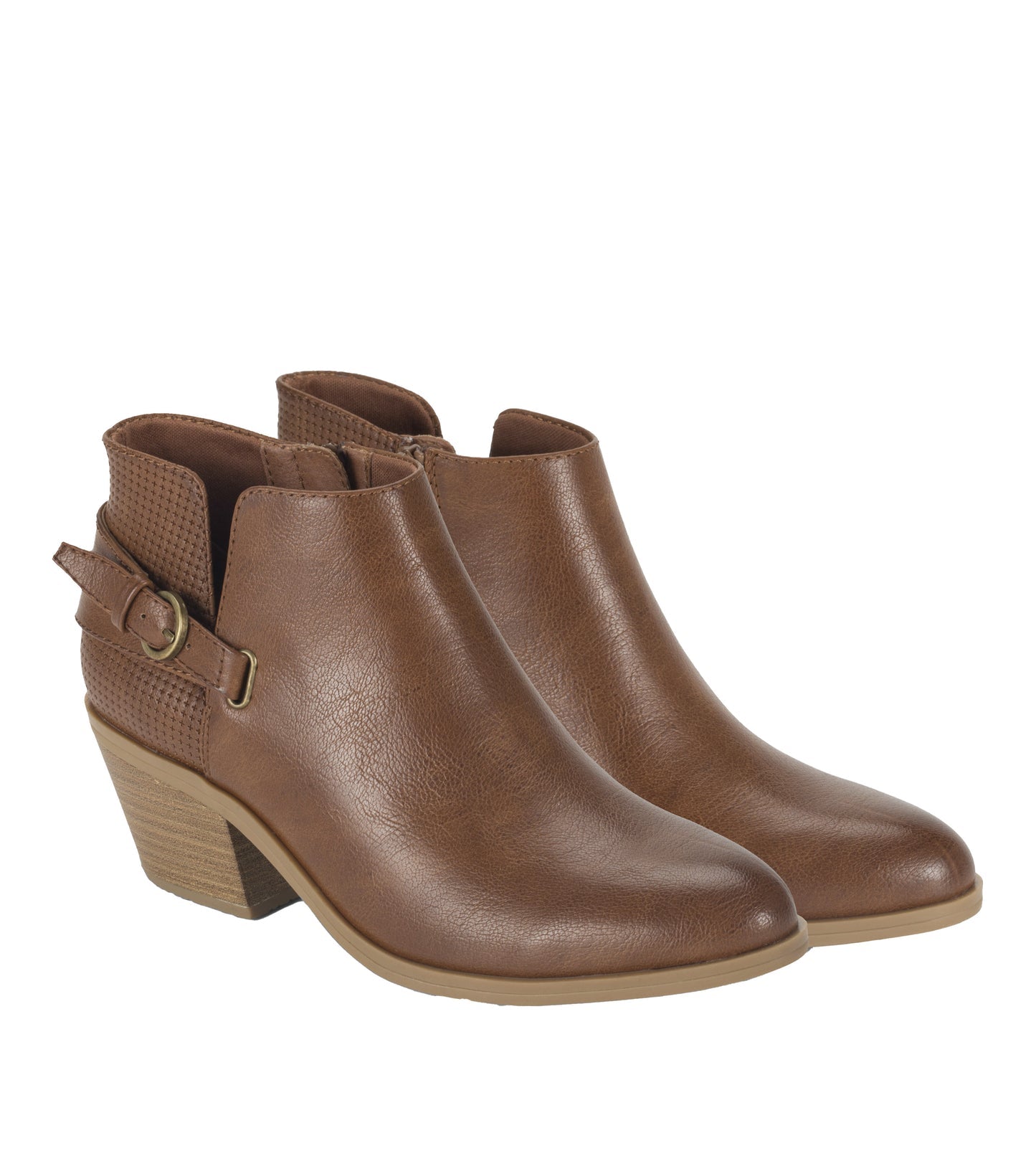 Baretraps Shannen Block Heel Bootie Walnut