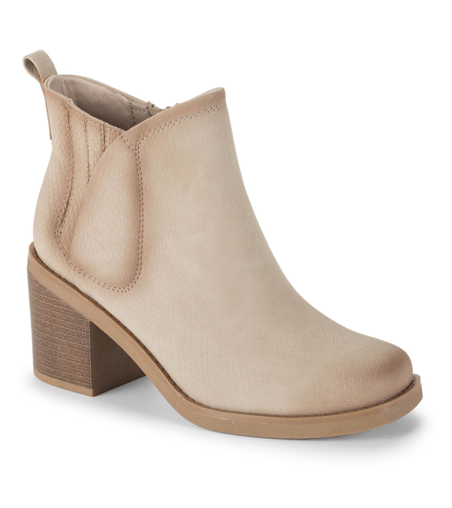 Baretraps Maria Block Heel Bootie Oatmeal