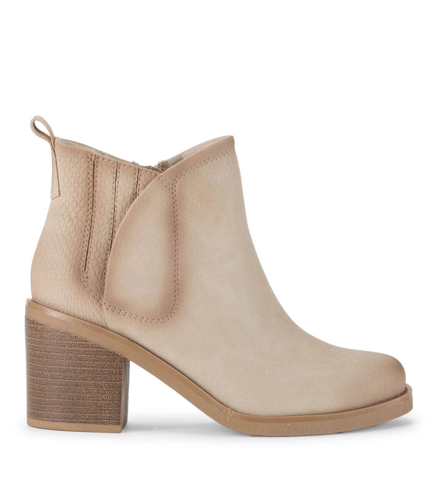 Baretraps Maria Block Heel Bootie Oatmeal