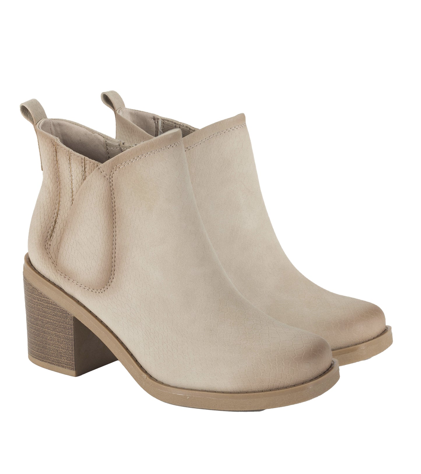 Baretraps Maria Block Heel Bootie Oatmeal