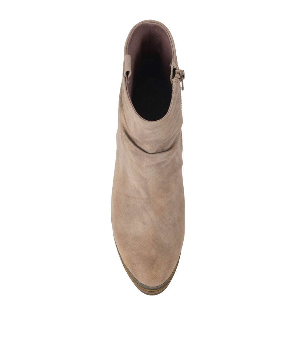 Baretraps Katherine Block Heel Bootie Light Mushroom